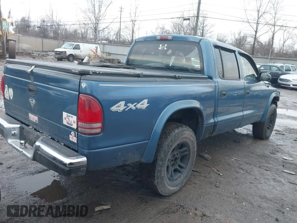 2003 Dodge Dakota SLT with VIN 1D7HG48N43S249020, listed as a IAAI auction lot 41580449 with 240,500 mi miles and . Bid and sale history available at DreamBid. Image 4.