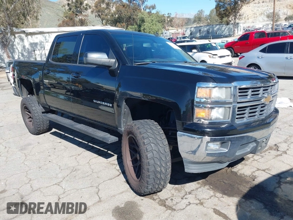 2014 Chevrolet Silverado 1500 LT with VIN 3GCPCREC5EG484876, listed as a IAAI auction lot 41867292 with 118,341 mi miles and . Bid and sale history available at DreamBid. Image 1.