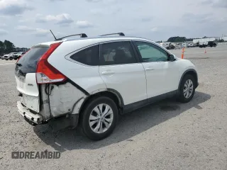 2012 Honda CR-V EX-L with VIN 5J6RM4H74CL060607, listed as a Copart auction lot 52806065 with 132,045 mi miles and Salvage Title. Bid and sale history available at carsss.com. Image 3.