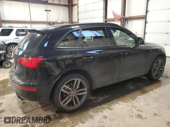 2016 Audi SQ5 3.0T Technik with VIN WA1LCAFPXGA021158, listed as a Copart auction lot 83837454 with 119,449 mi miles and Salvage Title. Bid and sale history available at carsss.com. Image 3.