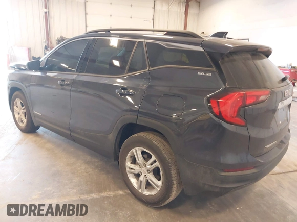 2019 GMC Terrain SLE with VIN 3GKALMEV3KL149956, listed as a IAAI auction lot 41797443 with 53,891 mi miles. Bid and sale history available at carsss.com. Image 3.