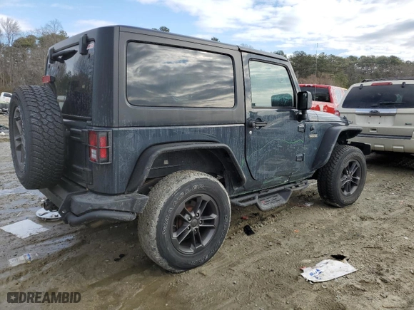 2018 Jeep Wrangler JK Sport with VIN 1C4AJWAG9JL924713, listed as a Copart auction lot 42178565 with 49,477 mi miles and Salvage Title. Bid and sale history available at carsss.com. Image 3.