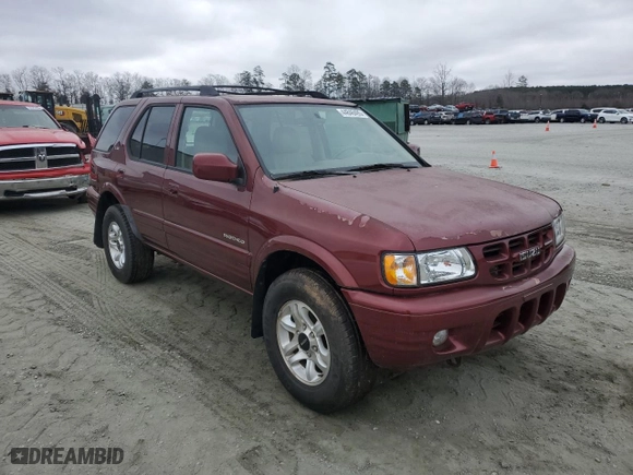 2002 Isuzu Rodeo S with VIN 4S2CK58W124334485, listed as a Copart auction lot 44846495 with 54,632 mi miles and Clean Title. Bid and sale history available at carsss.com. Image 4.