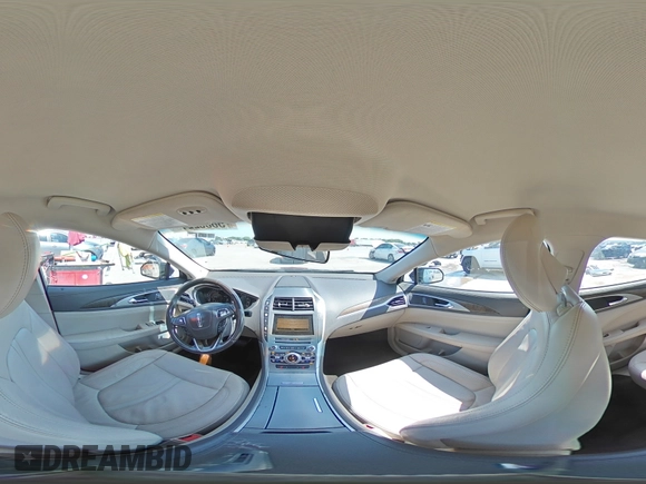 2017 Lincoln MKZ Select with VIN 3LN6L5C9XHR617857, listed as a Copart auction lot 56862215 with 129,309 mi miles and Salvage title. Bid and sale history available at DreamBid. Image 14.
