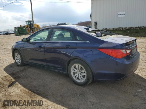 2012 Hyundai Sonata GLS with VIN 5NPEB4AC9CH449068, listed as a Copart auction lot 53642235 with 159,010 mi miles and Clean Title. Bid and sale history available at carsss.com. Image 2.
