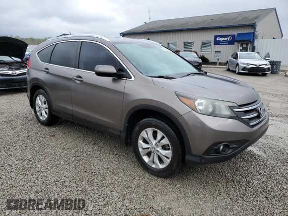 2012 Honda CR-V EX-L with VIN 5J6RM3H73CL009867, listed as a Copart auction lot 52484395 with 172,109 mi miles and Non Repairable. Bid and sale history available at carsss.com. Image 4.