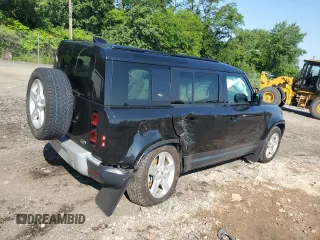 2020 Land Rover Defender HSE with VIN SALE97EU6L2018617, listed as a Copart auction lot 60670585 with 38,721 mi miles and Salvage title. Bid and sale history available at DreamBid. Image 3.