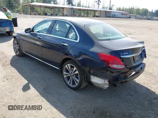 2017 Mercedes-Benz C 300 with VIN 55SWF4KB5HU230272, listed as a IAAI auction lot 42113872 with 35,807 mi miles and . Bid and sale history available at carsss.com. Image 3.