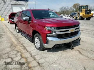 2020 Chevrolet Silverado 1500 LT with VIN 3GCUYDET0LG244803, listed as a Copart auction lot 53461845 with 110,828 mi miles and Salvage Title. Bid and sale history available at DreamBid. Image 14.