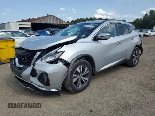 2019 Nissan Murano SV z VIN 5N1AZ2MJ1KN130234, wystawiony jako Copart lot #57672575 z przebiegiem 43 442 mil mil oraz Szkoda całkowita • Salvage title. Historia ofert i sprzedaży dostępna na DreamBid. Obrazek 1.