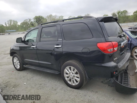 2008 Toyota Sequoia Platinum with VIN 5TDBY67A78S009399, listed as a Copart auction lot 52885125 with 137,569 mi miles and Clean Title. Bid and sale history available at carsss.com. Image 2.