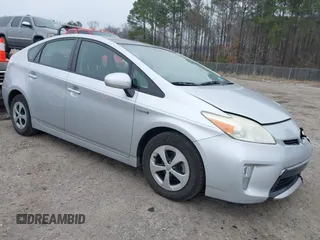 2012 Toyota Prius One with VIN JTDKN3DU7C5376355, listed as a IAAI auction lot 41729795 with 131,147 mi miles. Bid and sale history available at carsss.com. Image 1.
