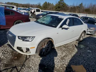 2019 Audi A4 Premium Plus with VIN WAUENAF43KA014153, listed as a Copart auction lot 88286115 with 106,428 mi miles and Salvage Title. Bid and sale history available at carsss.com. Image 1.