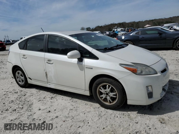 2010 Toyota Prius II with VIN JTDKN3DU5A0164905, listed as a Copart auction lot 49558555 with 181,910 mi miles and Salvage Title. Bid and sale history available at carsss.com. Image 4.