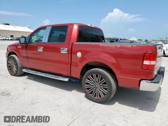2007 Ford F-150 XLT with VIN 1FTRW12W97KC85972, listed as a Copart auction lot 61775655 with 103,406 mi miles and Salvage title. Bid and sale history available at DreamBid. Image 2.