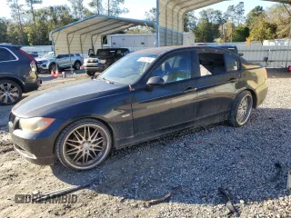 2007 BMW 3 Series 328i with VIN WBAVC535X7FZ74915, listed as a Copart auction lot 82082744 with 143,304 mi miles and Salvage Title. Bid and sale history available at carsss.com. Image 1.