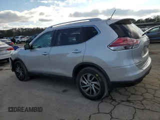 2015 Nissan Rogue SL with VIN 5N1AT2MT7FC865949, listed as a Copart auction lot 46632335 with 165,981 mi miles and Salvage Title. Bid and sale history available at carsss.com. Image 2.