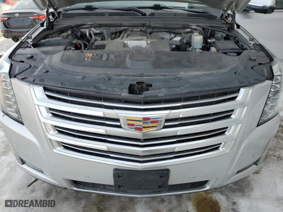 2015 Cadillac Escalade Platinum with VIN 1GYS4PKJ1FR722054, listed as a Copart auction lot 48218065 with 193,041 mi miles and Salvage Title. Bid and sale history available at carsss.com. Image 12.