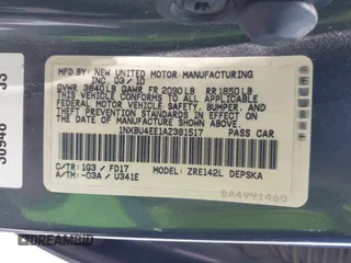 2010 Toyota Corolla с VIN 1NXBU4EE1AZ381517, выставлен на аукционе IAAI как лот 42304545 с пробегом 367 167 миль миль и . История ставок и продаж доступна на DreamBid. Изображение 9.