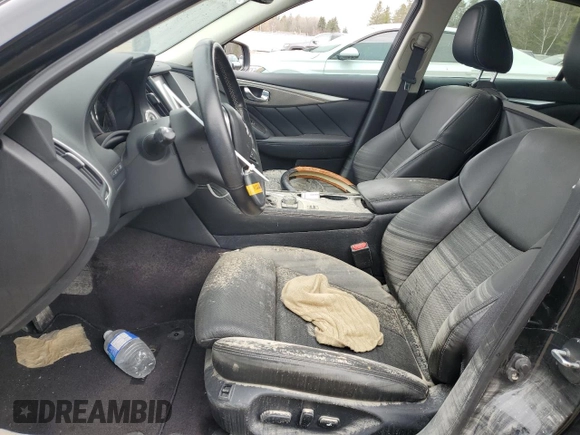 2019 Infiniti Q50 3.0t LUXE with VIN JN1EV7AR3KM593493, listed as a Copart auction lot 52400135 with 0 mi miles and Non Repairable. Bid and sale history available at carsss.com. Image 7.