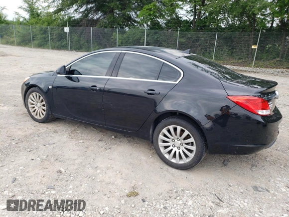 2011 Buick Regal CXL RL6 with VIN W04GU5GC1B1008129, listed as a Copart auction lot 61052085 with 125,218 mi miles and Clean title. Bid and sale history available at DreamBid. Image 2.
