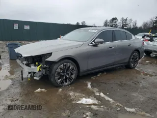 2024 BMW 5 Series 530i xDrive with VIN WBA53FJ09RCR59579, listed as a Copart auction lot 44914145 with 5,632 mi miles and Salvage Title. Bid and sale history available at carsss.com. Image 1.