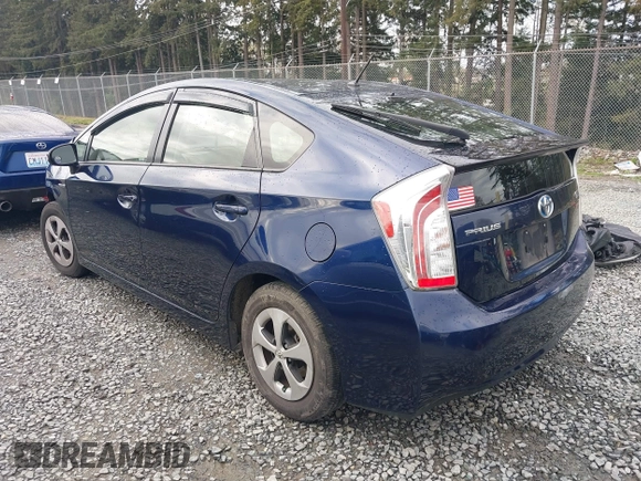 2015 Toyota Prius Four with VIN JTDKN3DUXF1996063, listed as a IAAI auction lot 41936697 with 103,180 mi miles. Bid and sale history available at carsss.com. Image 3.