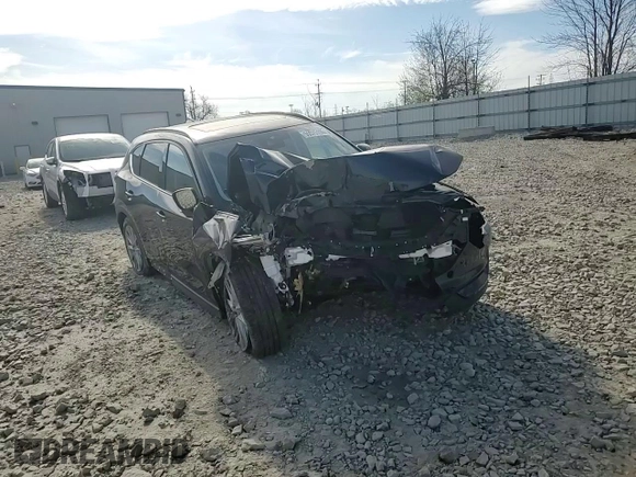 2020 Mazda CX-5 Grand Touring with VIN JM3KFBDM8L0763184, listed as a Copart auction lot 55575105 with 24,855 mi miles and Salvage Title. Bid and sale history available at DreamBid. Image 13.
