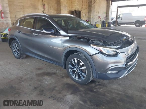 2018 Infiniti QX30 Luxury with VIN SJKCH5CR8JA002357, listed as a IAAI auction lot 42117409 with 103,034 mi miles and . Bid and sale history available at DreamBid. Image 1.