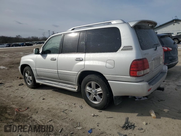 2006 Lexus LX 470 z VIN JTJHT00W964006862, wystawiony jako Copart lot #45719875 z przebiegiem 197 785 mil mil oraz Szkoda całkowita • Salvage title. Historia ofert i sprzedaży dostępna na DreamBid. Obrazek 2.
