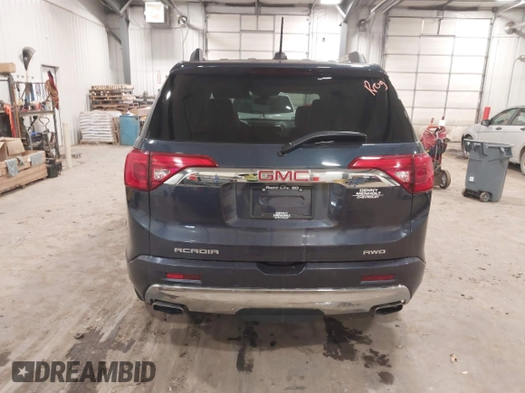 2018 GMC Acadia Denali with VIN 1GKKNXLS3JZ190894, listed as a IAAI auction lot 41312497 with 94,964 mi miles and . Bid and sale history available at DreamBid. Image 16.