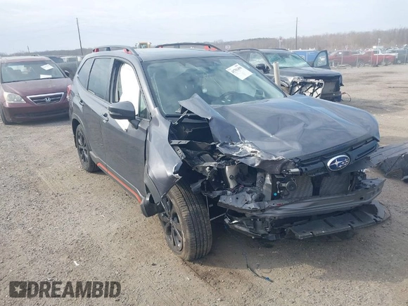2024 Subaru Forester Sport with VIN JF2SKAGC6RH401903, listed as a IAAI auction lot 41701490 with 17,922 mi miles. Bid and sale history available at carsss.com. Image 1.