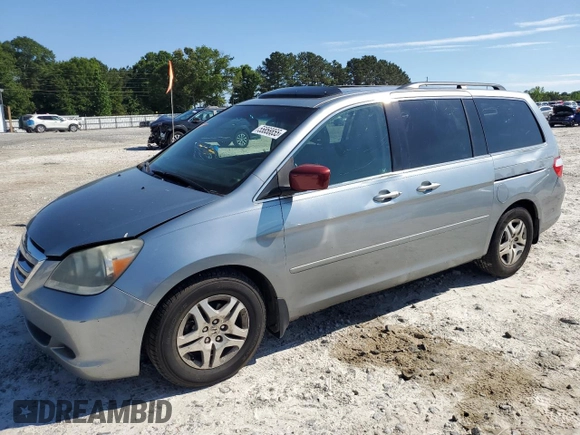 2007 Honda Odyssey EX-L with VIN 5FNRL38747B065494, listed as a Copart auction lot 55858855 with 228,074 mi miles and Clean Title. Bid and sale history available at DreamBid. Image 1.