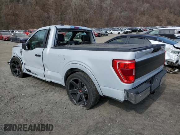 2021 Ford F-150 XL with VIN 1FTMF1C57MKD79392, listed as a Copart auction lot 49148275 with 29,241 mi miles and Salvage title. Bid and sale history available at DreamBid. Image 2.