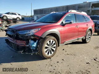 2025 Subaru Outback Touring XT with VIN 4S4BTGPD4S3119829, listed as a Copart auction lot 45090505 with 8,549 mi miles and Salvage Title. Bid and sale history available at carsss.com. Image 1.