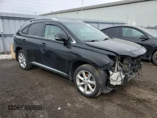 2010 Lexus RX 350 with VIN 2T2BK1BA5AC058607, listed as a Copart auction lot 46995305 with Not Provided miles and Salvage Title. Bid and sale history available at DreamBid. Image 4.