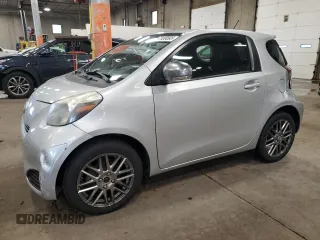 2012 Scion iQ with VIN JTNJJXB05CJ011304, listed as a Copart auction lot 62499595 with 108,924 mi miles and Salvage title. Bid and sale history available at DreamBid. Image 1.