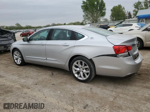 2015 Chevrolet Impala LTZ with VIN 2G1165S39F9235088, listed as a Copart auction lot 53745575 with 129,769 mi miles and Salvage Title. Bid and sale history available at DreamBid. Image 2.