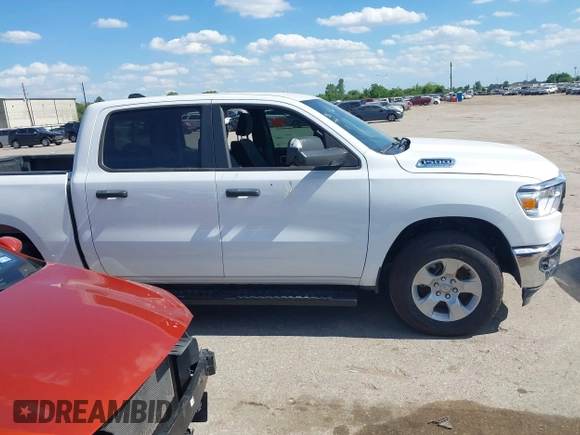 2023 Ram 1500 Big Horn with VIN 1C6RRFFG2PN649047, listed as a IAAI auction lot 42259338 with 14,986 mi miles and . Bid and sale history available at DreamBid. Image 13.