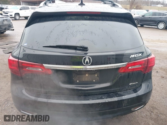 2014 Acura MDX with VIN 5FRYD4H28EB010111, listed as a IAAI auction lot 41529512 with 152,782 mi miles. Bid and sale history available at carsss.com. Image 16.