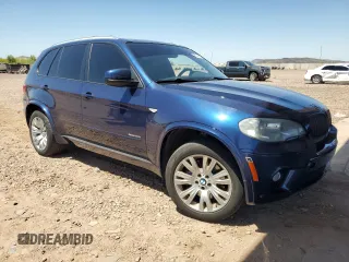 2013 BMW X5 xDrive50i with VIN 5UXZV8C50D0C14833, listed as a Copart auction lot 60749655 with 95,099 mi miles and Salvage title. Bid and sale history available at DreamBid. Image 4.