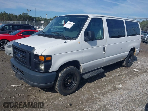 2008 Ford Econoline Passenger XL with VIN 1FMNE11W68DA14839, listed as a IAAI auction lot 41469738 with 256,944 mi miles and . Bid and sale history available at DreamBid. Image 2.