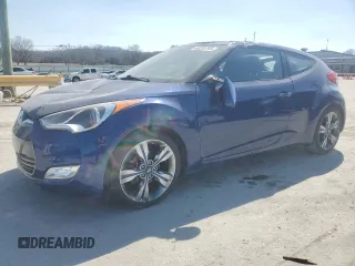 2017 Hyundai Veloster Value Edition with VIN KMHTC6AD3HU324388, listed as a Copart auction lot 48228705 with 82,668 mi miles and Salvage Title. Bid and sale history available at carsss.com. Image 1.