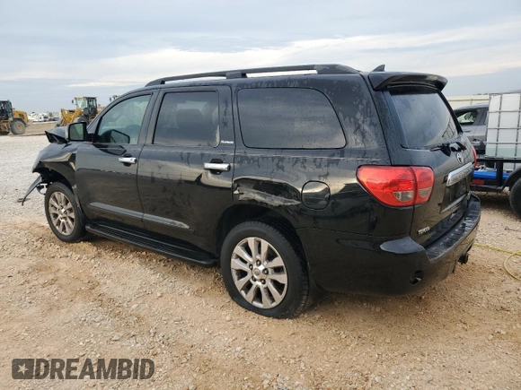 2010 Toyota Sequoia Platinum with VIN 5TDYY5G12AS024192, listed as a Copart auction lot 82048754 with 0 mi miles and Clean Title. Bid and sale history available at carsss.com. Image 2.