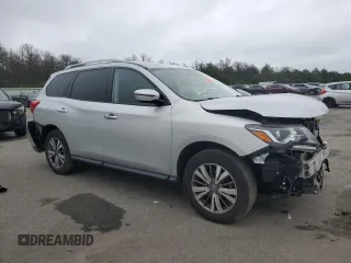 2019 Nissan Pathfinder S with VIN 5N1DR2MM1KC639548, listed as a Copart auction lot 59426945 with 73,412 mi miles and Salvage title. Bid and sale history available at DreamBid. Image 4.