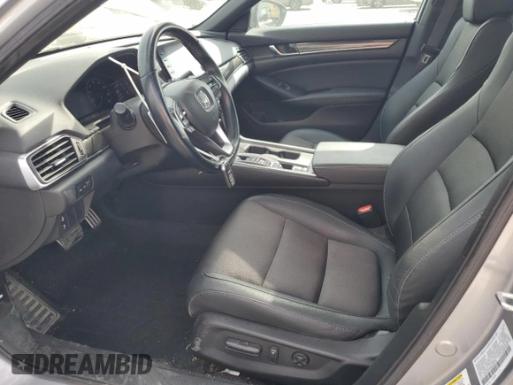 2021 Honda Accord Sport with VIN 1HGCV2F34MA004730, listed as a Copart auction lot 54352655 with 44,412 mi miles and Salvage title. Bid and sale history available at DreamBid. Image 7.