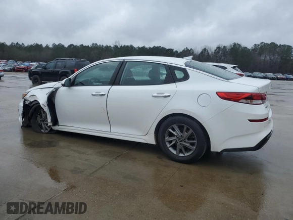 2019 Kia Optima LX with VIN 5XXGT4L3XKG335853, listed as a Copart auction lot 45223815 with 124,204 mi miles and Salvage Title. Bid and sale history available at carsss.com. Image 2.