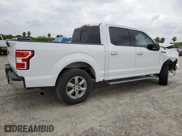 2018 Ford F-150 XL with VIN 1FTEW1CP6JKE23089, listed as a Copart auction lot 50148685 with 55,901 mi miles and Salvage Title. Bid and sale history available at carsss.com. Image 3.