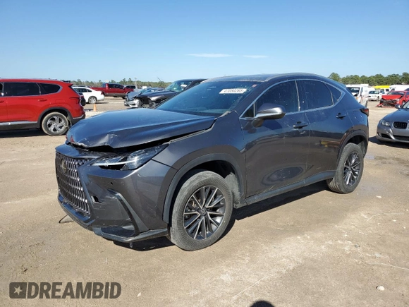 2023 Lexus NX with VIN 2T2GGCEZ2PC016215, listed as a Copart auction lot 47050285 with 39,352 mi miles and Clean Title. Bid and sale history available at carsss.com. Image 1.