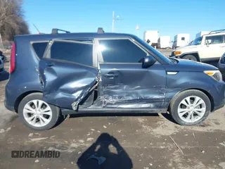 2015 Kia Soul + with VIN KNDJP3A5XF7190501, listed as a IAAI auction lot 41454350 with 114,476 mi miles and . Bid and sale history available at DreamBid. Image 13.